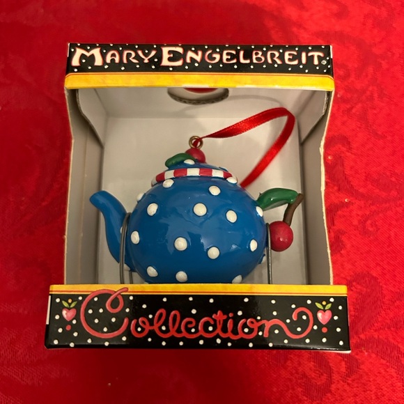 Mary Engelbreit Teapot Ornament NIB - Picture 5 of 7
